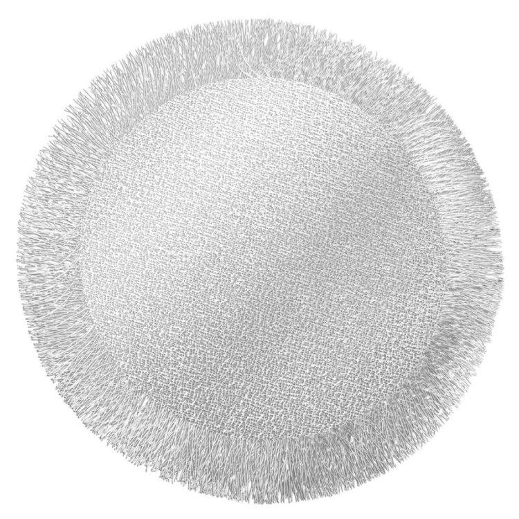 Mata dekoracyjna BONITA srebrna RAVI